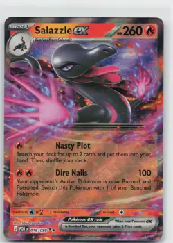 Salazzle ex 016/088 Double Rare Perfect Order Pokemon NM - Image 1
