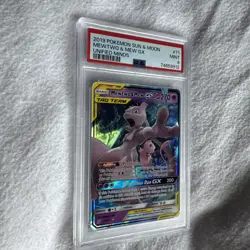 🔹PSA 9 MINT🔹Mewtwo & Mew GX 71/236🔸Unified Minds 2019 Tag Team Pokemon TCG - Image 3