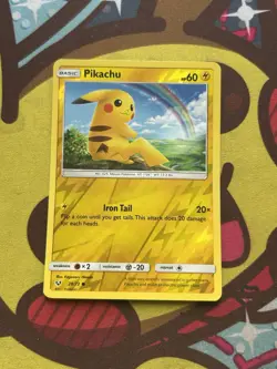 Pokemon Pikachu 28/73 - SM Shining Legends - Reverse Holo - Excellent - Image 1