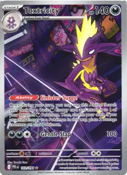 TOXTRICITY 103/094 ILLUSTRATION RARE PHANTASMAL FLAMES POKEMON NEAR MINT - Image 2
