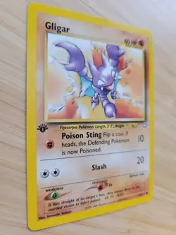 Pokemon TCG Gligar Neo Genesis 59 Regular 1st Edition Common - Image 2