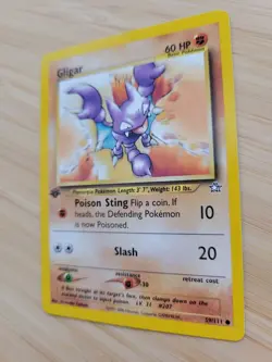 Pokemon TCG Gligar Neo Genesis 59 Regular 1st Edition Common - Image 3