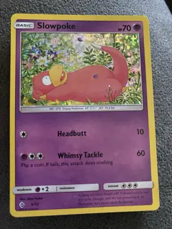 Pokemon Slowpoke Promo Holo 005/012 McDonald's 2018 70 HP Basic English - Image 2