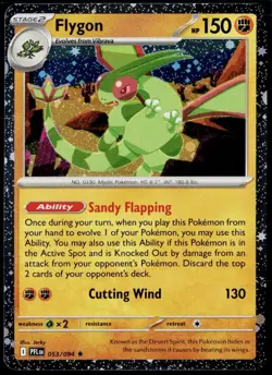 Pokemon TCG Phantasmal Flames - Flygon #053/094 - Cosmos Foil Holo Promo - Image 1
