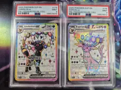 Pokemon Espeon Ex 175 & Umbreon Ex 176 PSA 9 Pair - Image 1
