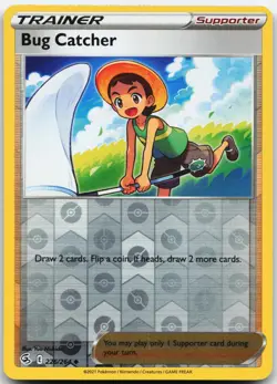 BUG CATCHER 226/264 UNCOMMON FUSION STRIKE POKEMON REVERSE HOLO LP - Image 1