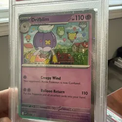 2025 POKEMON PROMO BLISTER #005 #006 DRIFLOON + DRIFBLIM SET PSA 8 & 9 - Image 3