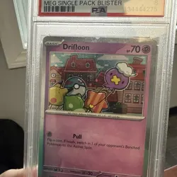 2025 POKEMON PROMO BLISTER #005 #006 DRIFLOON + DRIFBLIM SET PSA 8 & 9 - Image 4