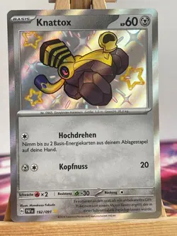 Knattox shiny 192/091 Paldeas Schicksal Deutsch NM Pokemon - Image 1