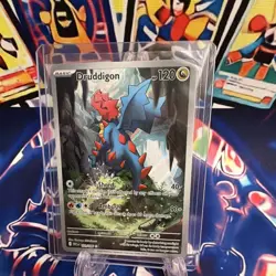 The Pokemon Company Druddigon 151/086 SV White Flare Holo Illus Rare 120 HP - Image 1