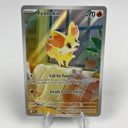 Pokemon Fennekin 080 - Black Star PROMO Chaos Rising ETB - Image 1