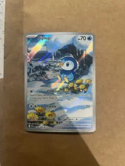 Piplup 98 Phantasmal Flames Illustration Rare Pokemon TCG NM - Image 1