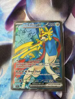 Hop's Zacian ex 176/159 Ultra Rare Journey Together NM Pokemon - Image 1