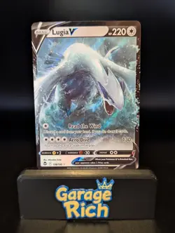 Lugia V 138/195 Full Art Holo - SWSH: Silver Tempest Pokemon TCG NM+ - Image 1