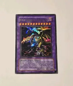 Yugioh Five-Headed Dragon SD09-ENSS1 Ultra Rare LP - Image 1
