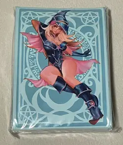 Yugioh Amanda Lapalme Mana Moon Sleeves - Dark Magician Girl - X50 Ygo Sized New - Image 1