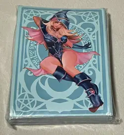 Yugioh Amanda Lapalme Mana Moon Sleeves - Dark Magician Girl - X50 Ygo Sized New - Image 2