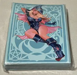 Yugioh Amanda Lapalme Mana Moon Sleeves - Dark Magician Girl - X50 Ygo Sized New - Image 3