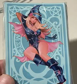 Yugioh Amanda Lapalme Mana Moon Sleeves - Dark Magician Girl - X50 Ygo Sized New - Image 4