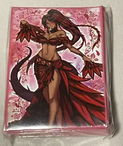 Yugioh Amanda Lapalme Mana Moon Sleeves Black Rose Dragon X70 YGO Sealed Pack - Image 1