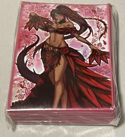 Yugioh Amanda Lapalme Mana Moon Sleeves Black Rose Dragon X70 YGO Sealed Pack - Image 3