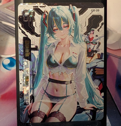 Hatsune Miku GR-09 Femme Fatale 2 Goddess Story Anime Waifu Card - Image 1