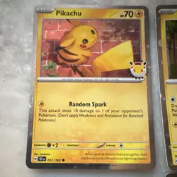 Pokemon TCG 4-Card Lot Pikachu 051/162, Gengar 057/091, Crobat ex NM Holo Rare - Image 2