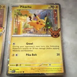Pokemon TCG 4-Card Lot Pikachu 051/162, Gengar 057/091, Crobat ex NM Holo Rare - Image 4