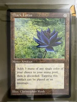 BLACK LOTUS PSA 4 Oversized 6x9 MTG Scrye Mag Promo Jumbo Card Magic 1996 Rare - Image 2