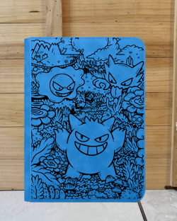 Laser Engraved Pokemon Trading Card Binder Gengar (Made To Order) - Image 2