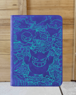 Laser Engraved Pokemon Trading Card Binder Gengar (Made To Order) - Image 3