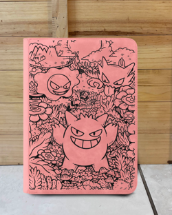 Laser Engraved Pokemon Trading Card Binder Gengar (Made To Order) - Image 4