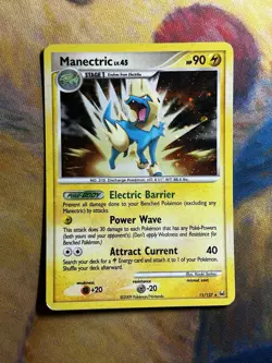 Manectric 11/127 Holo Rare Platinum Pokemon Card - Image 1