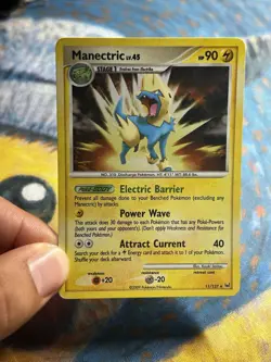 Manectric 11/127 Holo Rare Platinum Pokemon Card - Image 2