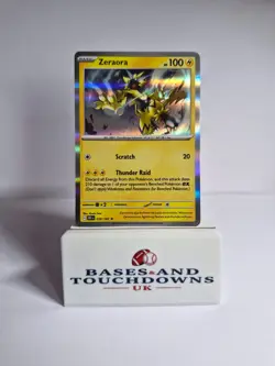 POKEMON TGC - DESTINED RIVALS ZERAORA #078/182 REVERSE HOLO NEAR MINT - Image 1