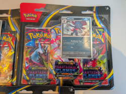 x5 Pokemon TCG Phantasmal Flames Triple Blister Pack Weavile & Sneasel NEW✅ - Image 4