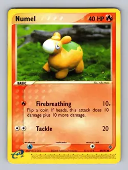 Numel 69/97 Common Dragon Pokemon Lightly Played Yuka Morii - Image 1