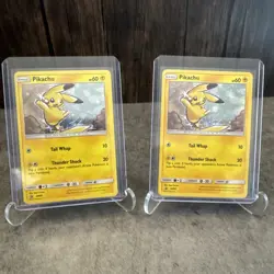 Pokemon Pikachu TCG 2017 SM98, Black Star Promo Holo Foil Card 2X - Image 1