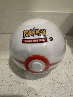 Pokemon TCG Tin Pokeball 2023 Q3 PREMIER BALL D23 Sealed Fusion Lost Silver - Image 1