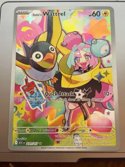 Ascended Heroes Pokemon Iono’s Wattrel 231/217 English Near Mint Pokemon - Image 1