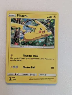 Pokemon TCG Sun & Moon Promo - Pikachu SM04 Holo Target Exclusive NM - Image 1
