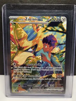 2025 Pokemon Journey Together Special Illustration Rare #186 Hop's Zacian ex - Image 1