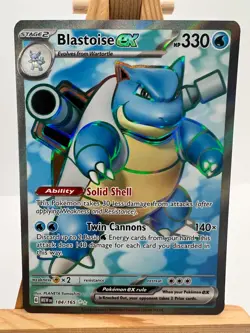 Pokemon TCG - S&V 151 - 184/165 Blastoise ex - Ultra Rare - NM/M - Image 1