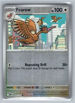 Fearow 103/132 Common Mega Evolution Pokemon Reverse Holo Near Mint - Image 1