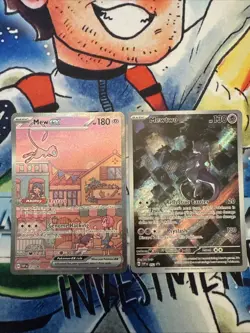 Mewtwo and Mew Pokemon 151 Ultra Premium Collection Promo 3 Card Lot - Image 1