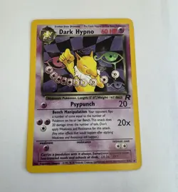 Wizards of the Coast Dark Hypno 9/82 Team Rocket Unlimited Holo - Image 1