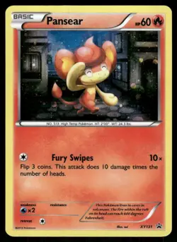 Pansear XY131 Holo Promo XY Promo Pokemon Holo Near Mint - Image 1