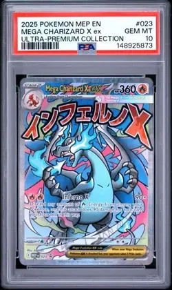 Mega Charizard X ex 023 Holo Promo ME: Mega Evolution Promo Pokemon NM - Image 1