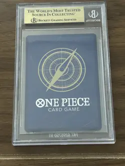 One Piece Monkey D Luffy Manga Art OP13-118 Carrying on His Will BGS 10 - Image 2