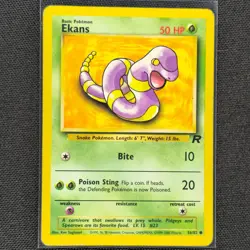 Ekans - 56/82 - Common - Team Rocket - Pokemon Card - HP - Image 1
